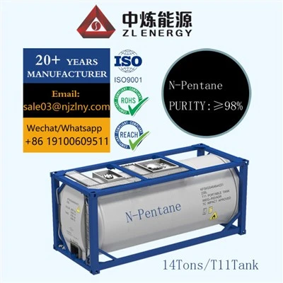 China N-Pentane Manufacturer Tank Shipping